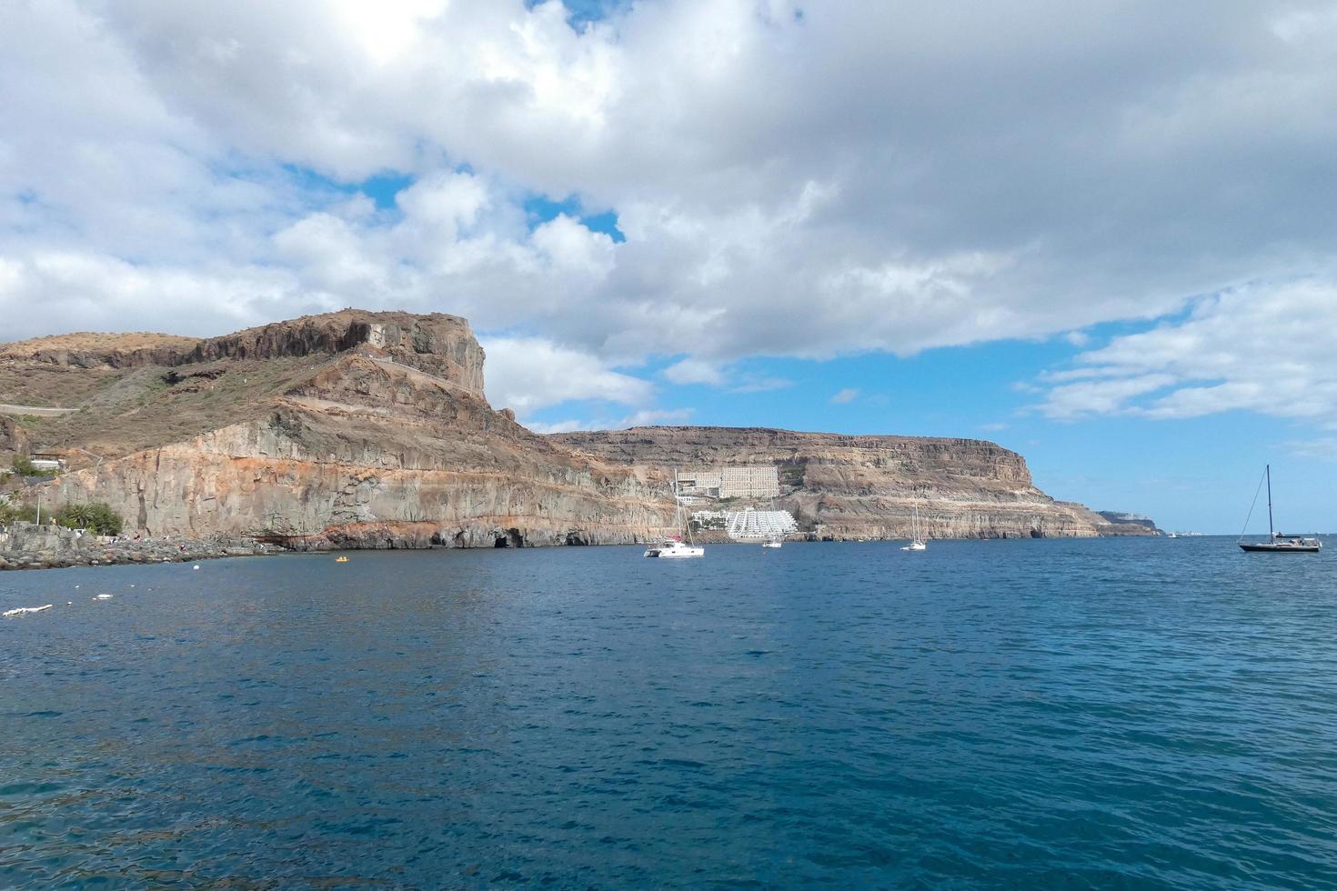 South of the island of Gran Canaria in the Atlantic Ocean photo