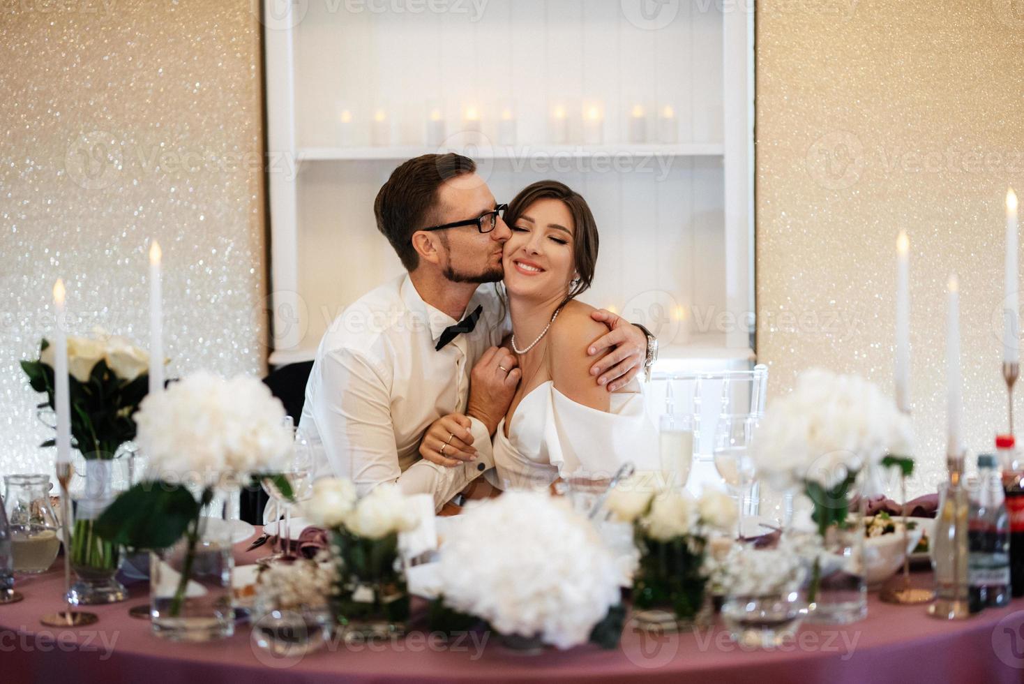 retrato de el recién casados a el presidio foto