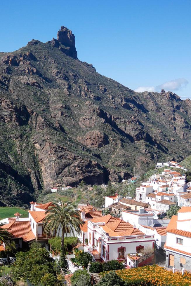 Village of Tejeda in the centre of the island of Gran Canarias photo