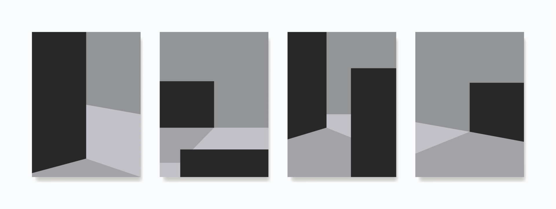 Elevate your living room with our unique black and white architecture