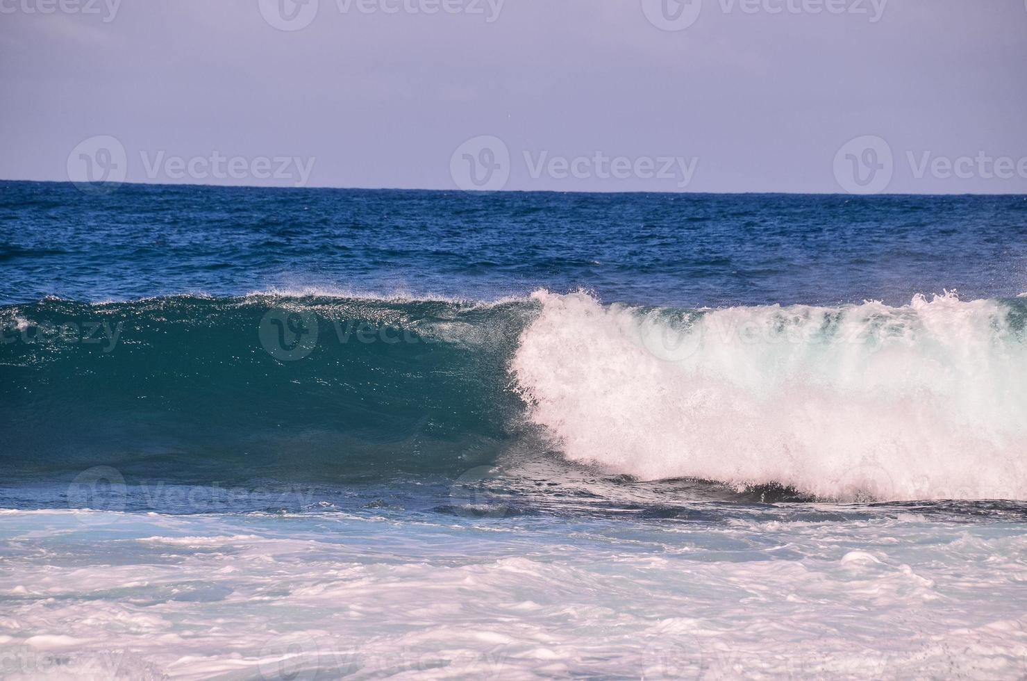 Waves in the ocean photo