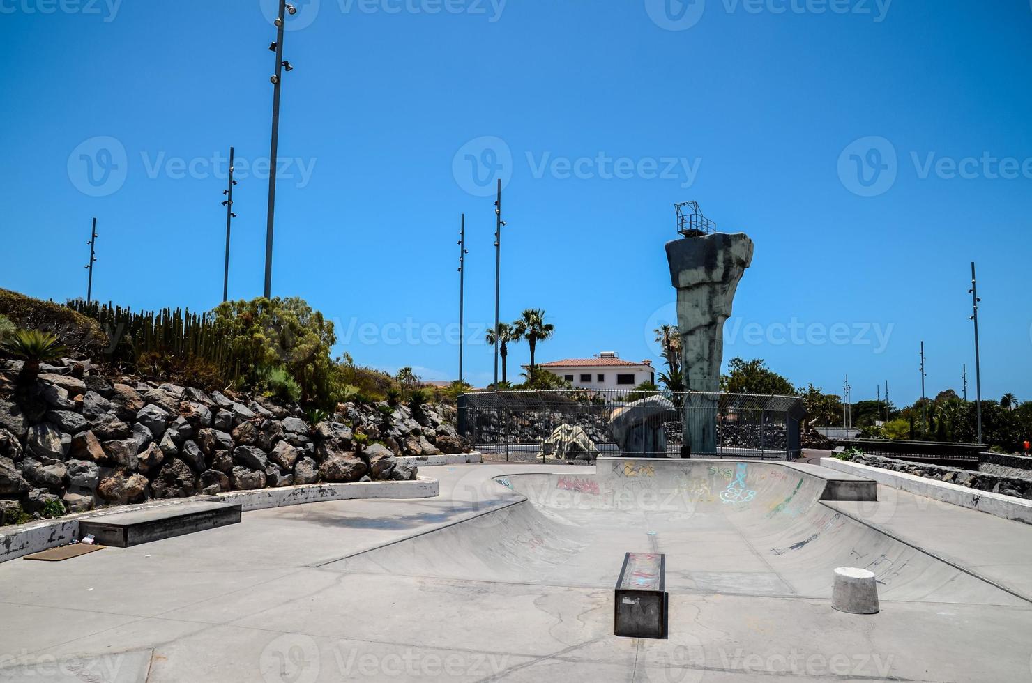 Large skate park photo