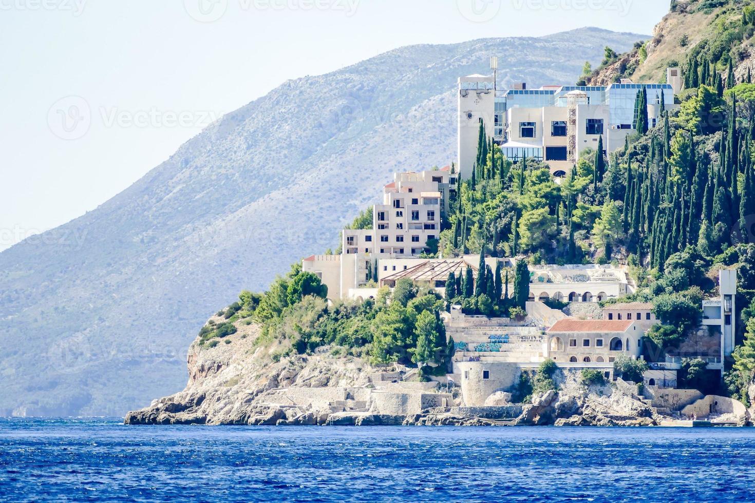 Scenic coastal view photo