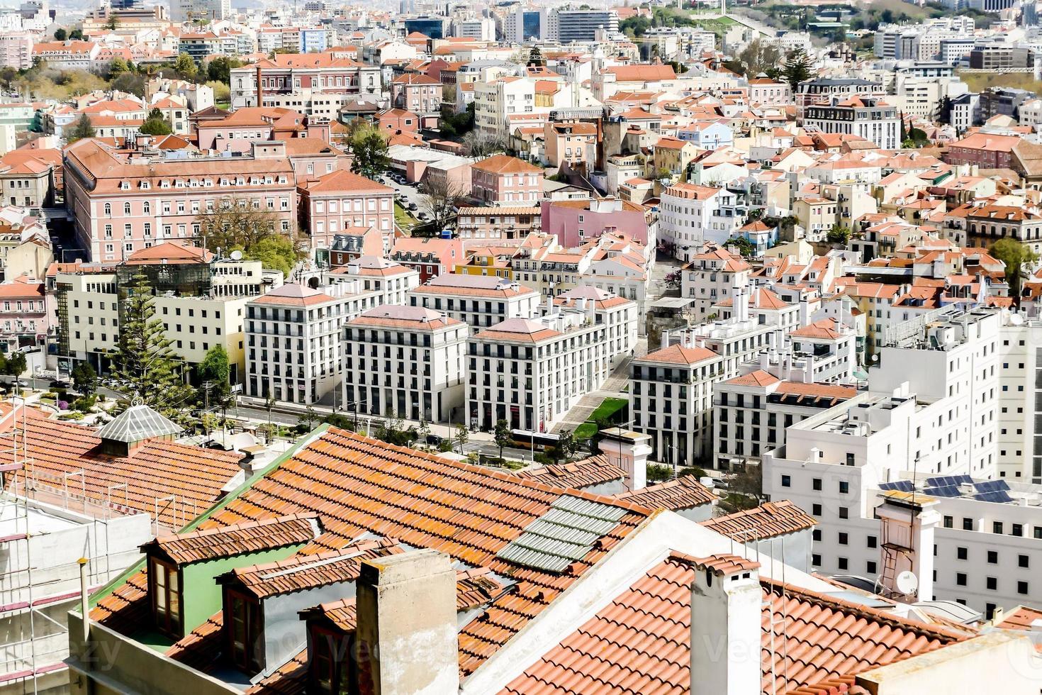 Buildings of Lisbon, Portugal photo