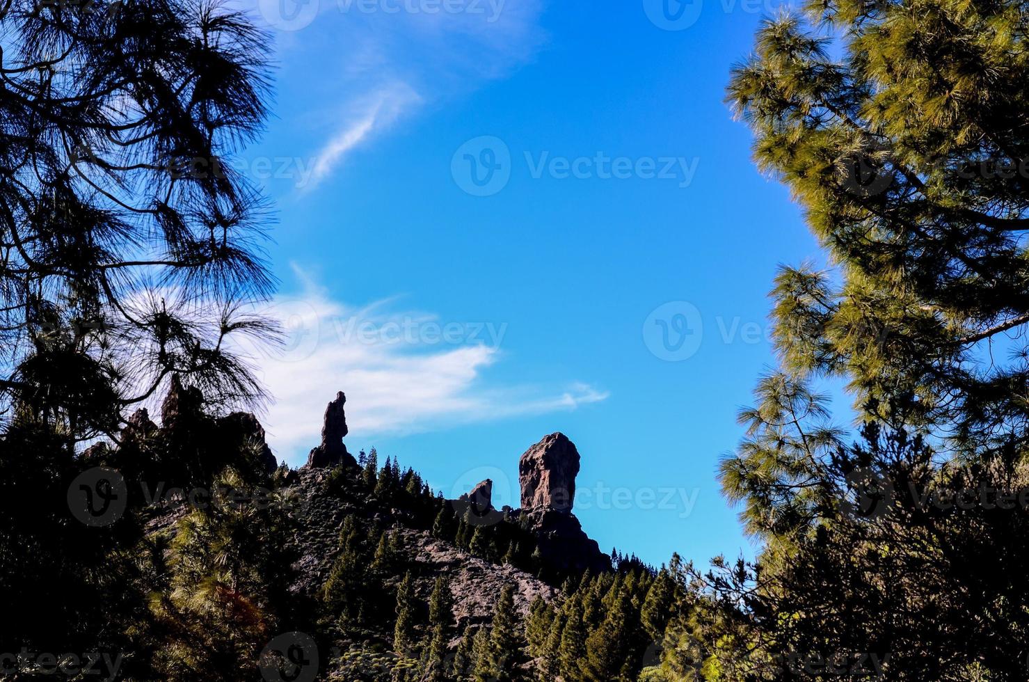 Scenic rocky landscape photo