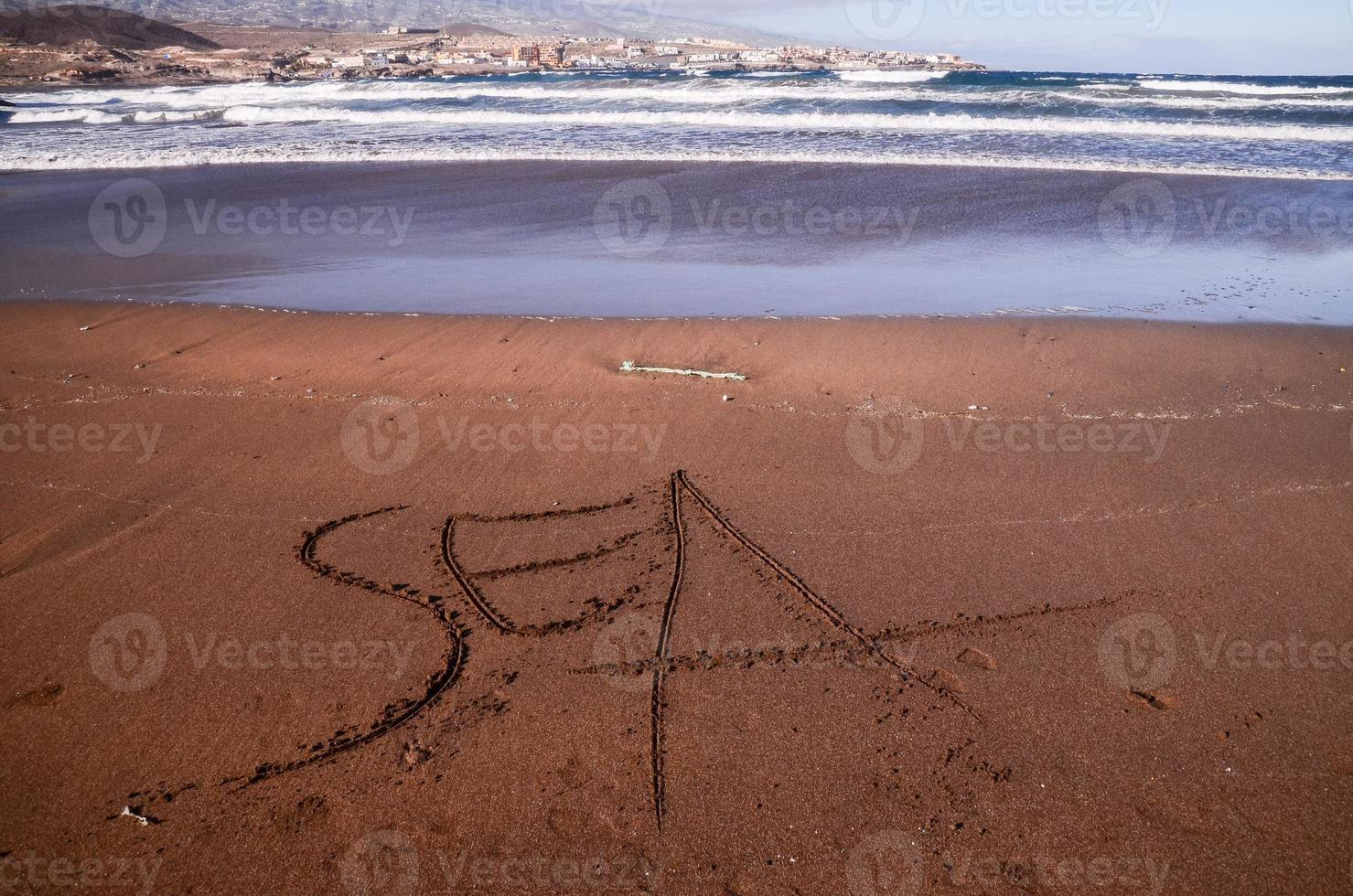 Scenic coastal view photo