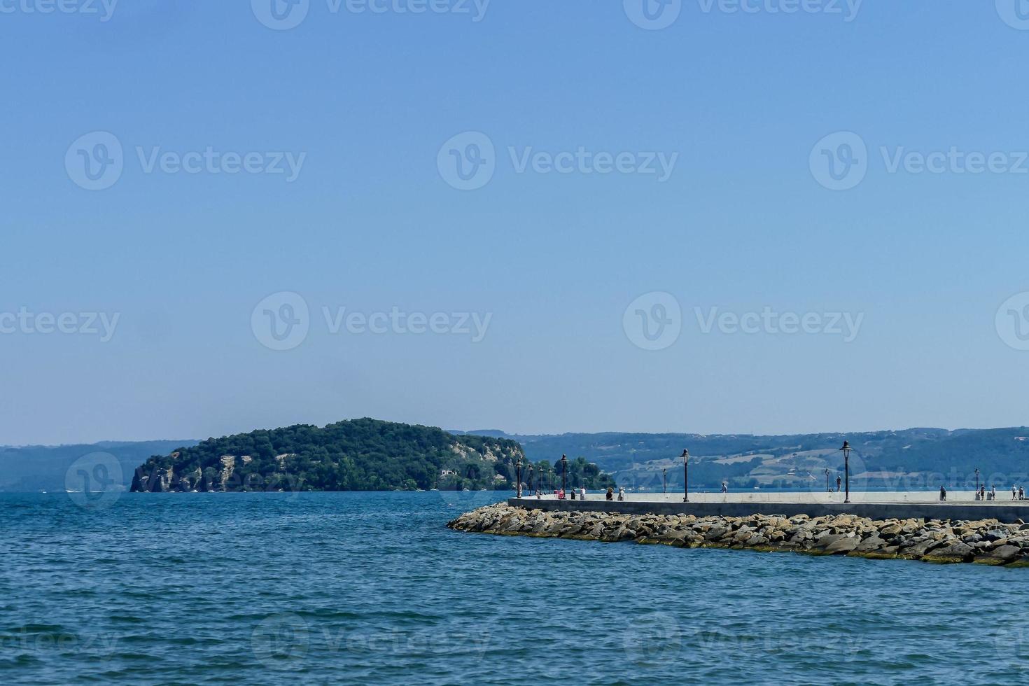 Scenic coastal view photo