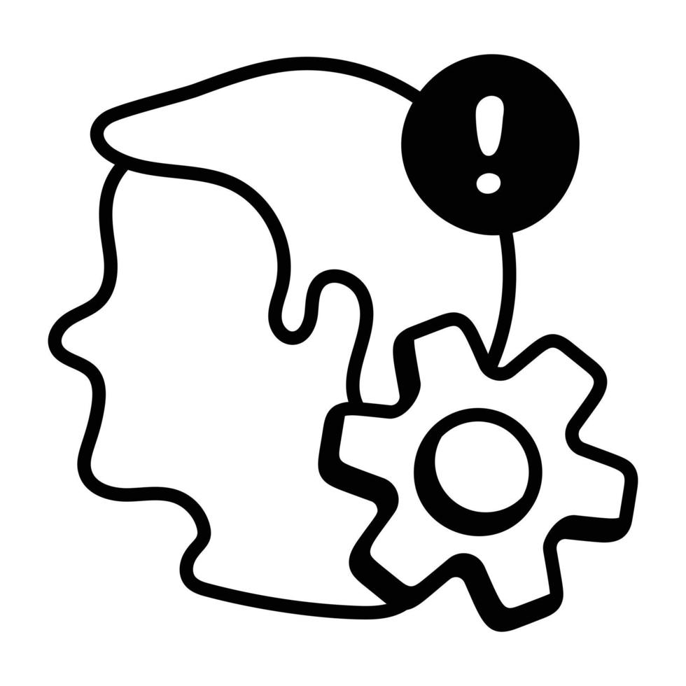 Trendy Strategic Thinking vector