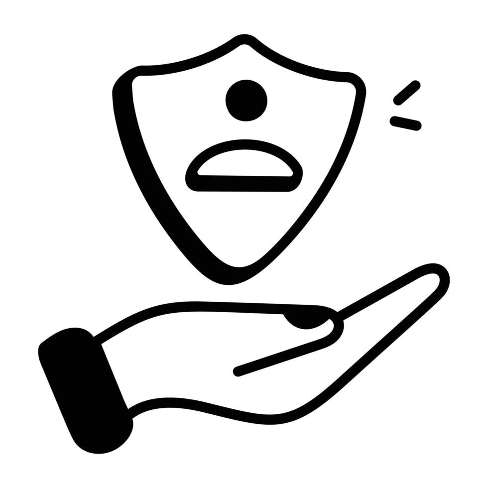 Trendy Employee Protection vector