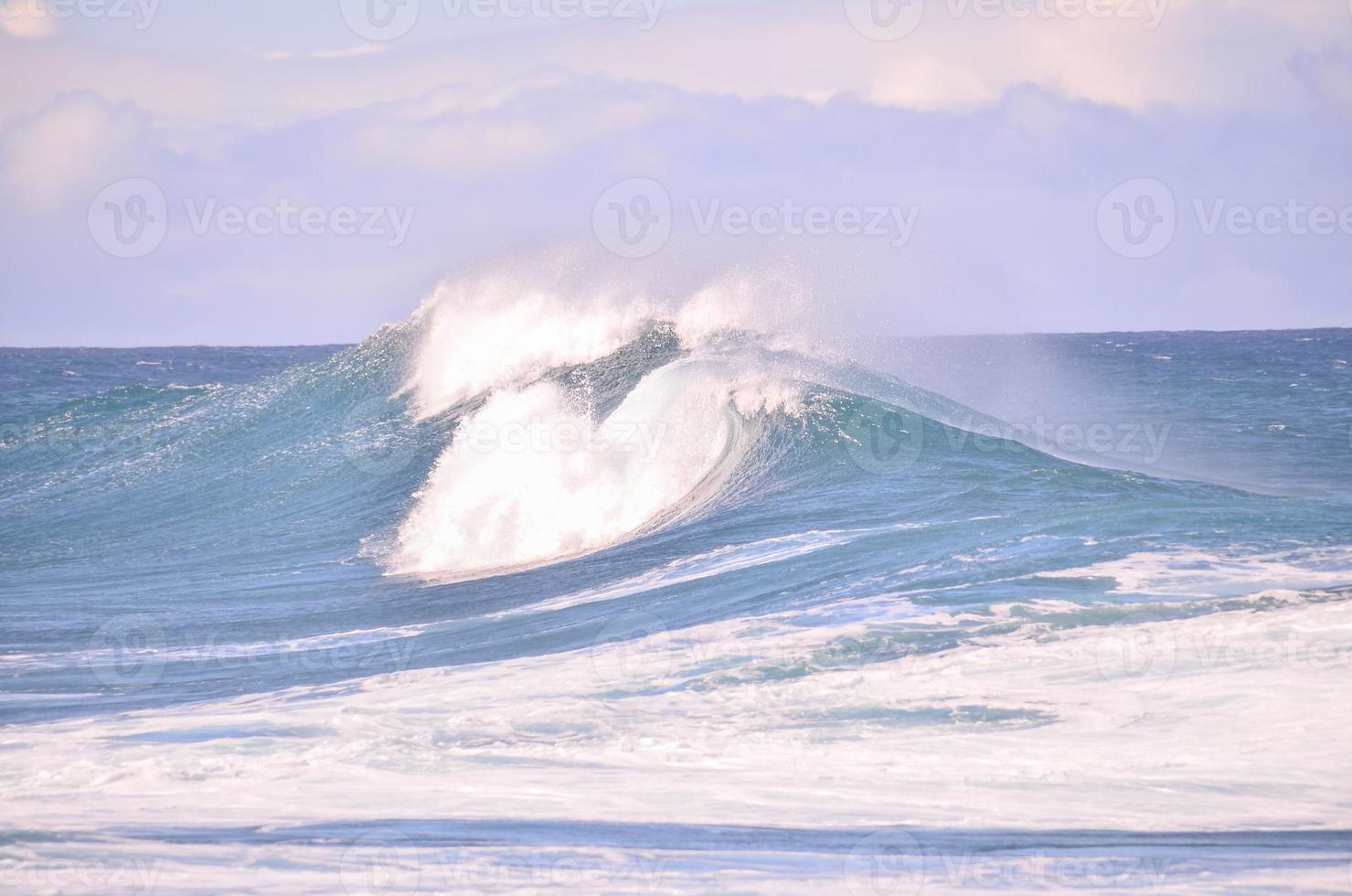 Waves in the ocean photo