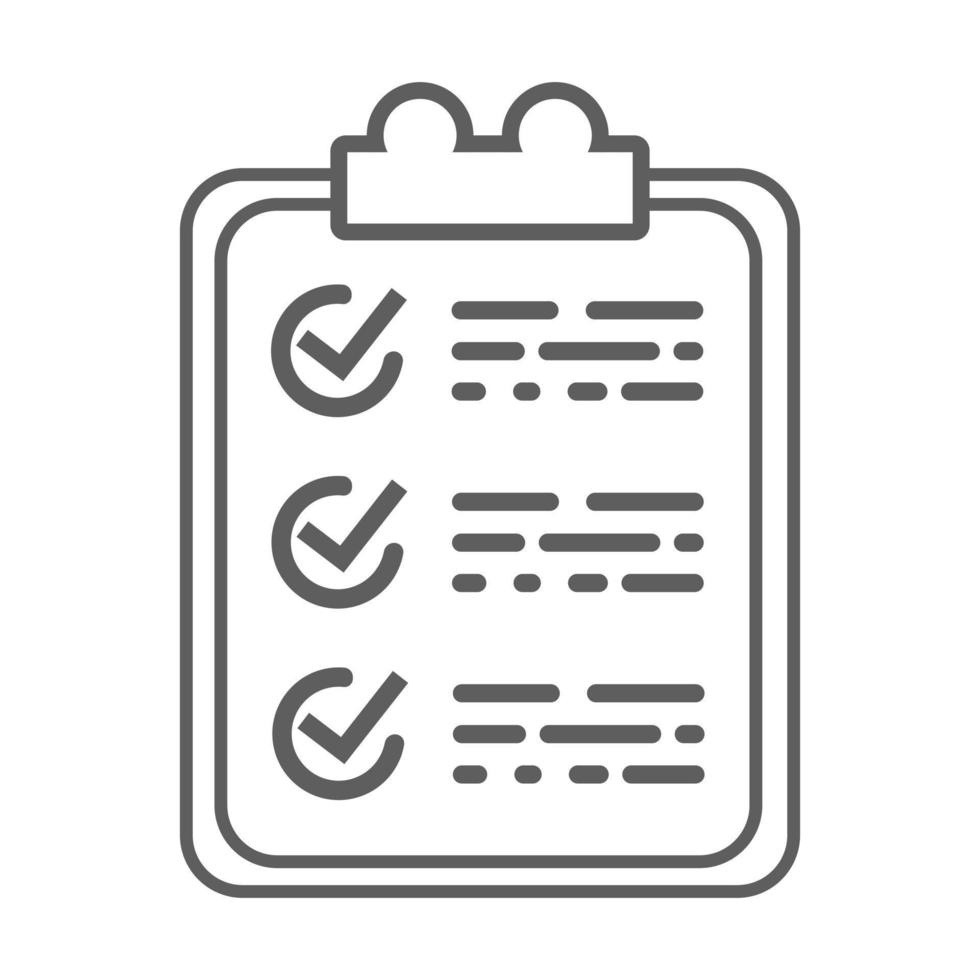 Checklist paper with pen. Clipboard checklist Checkbox form with pencil. check list icon. to do list, questionnaire survey checklist. Control list Notepad complete tasks. checkmarks todo plan tasks. vector