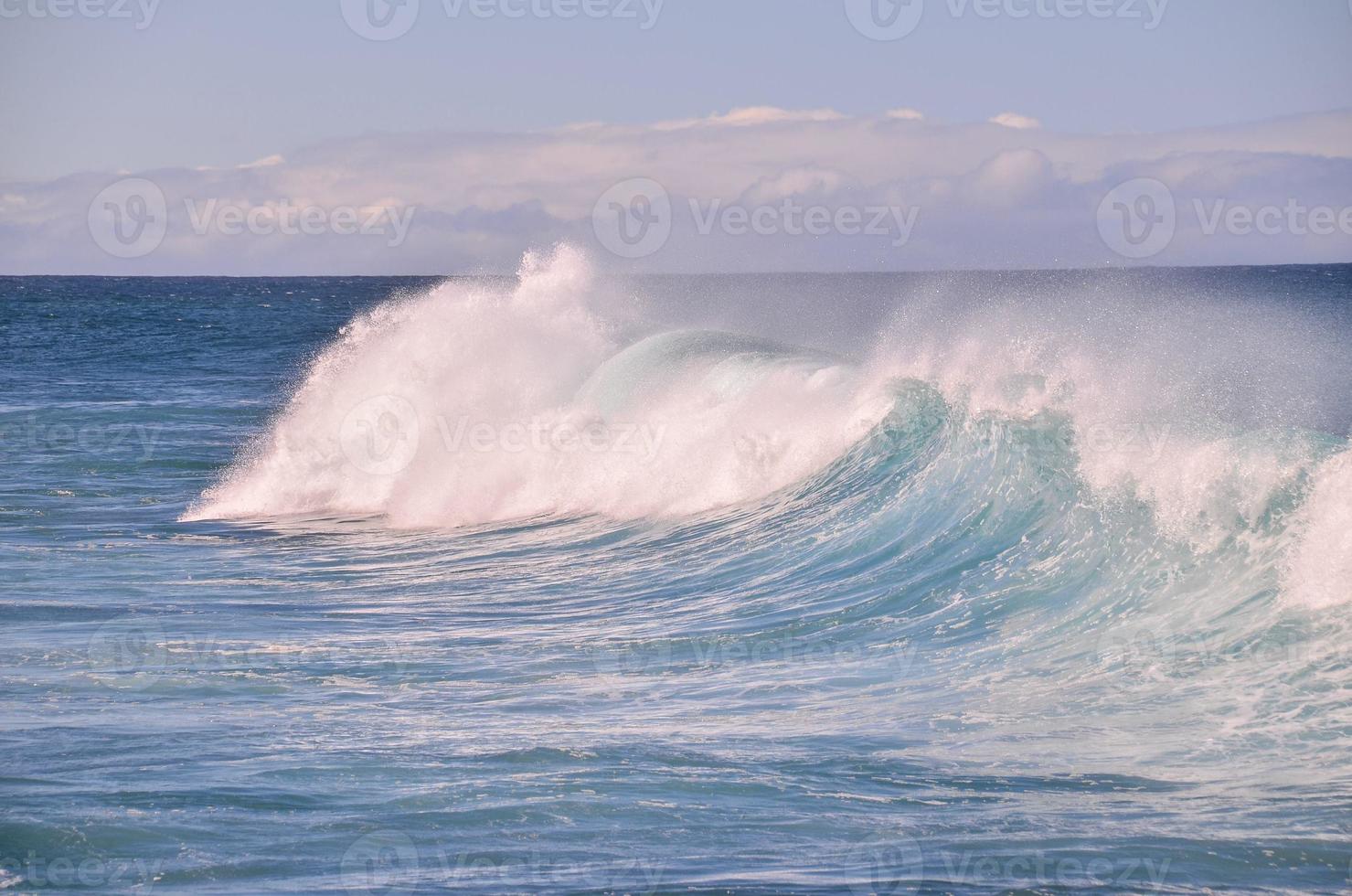 Waves in the ocean photo