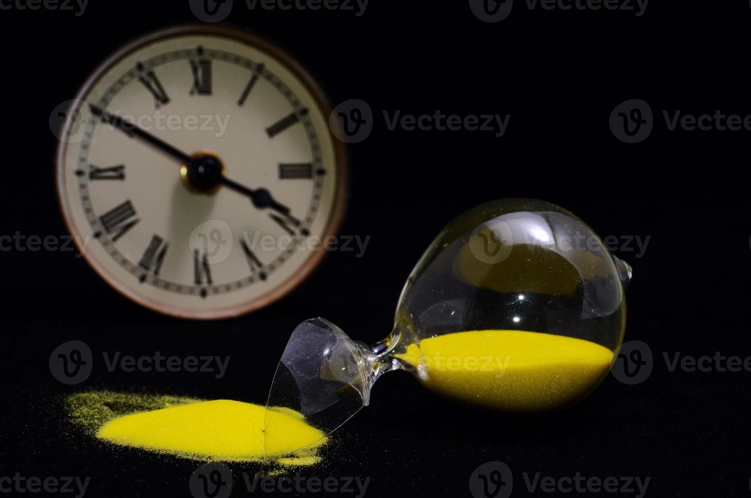 Sand hourglass clock photo