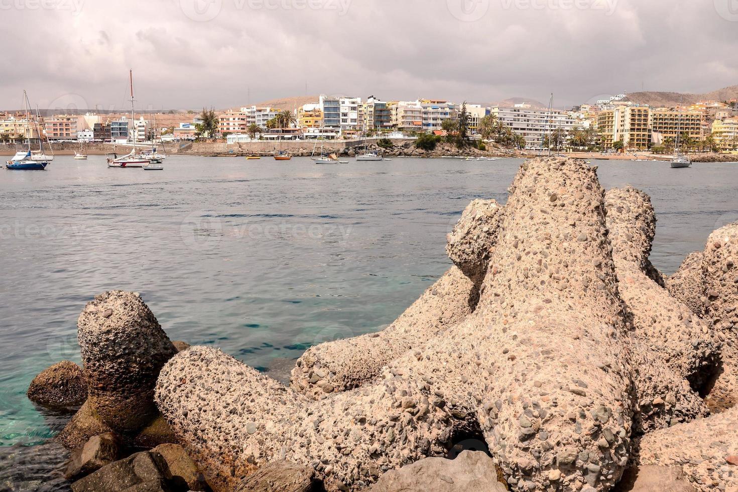 Scenic coastal view photo