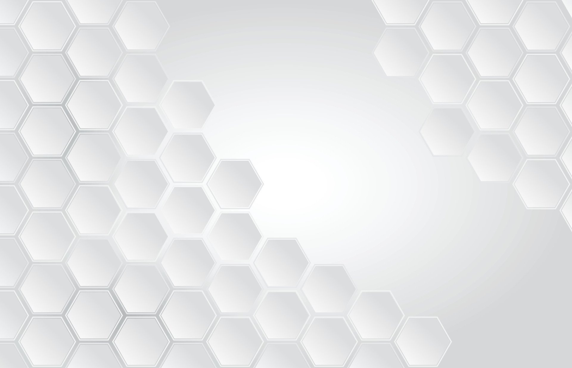 Hexagon Background, Minimalistic Grey Abstract Geometric Pattern