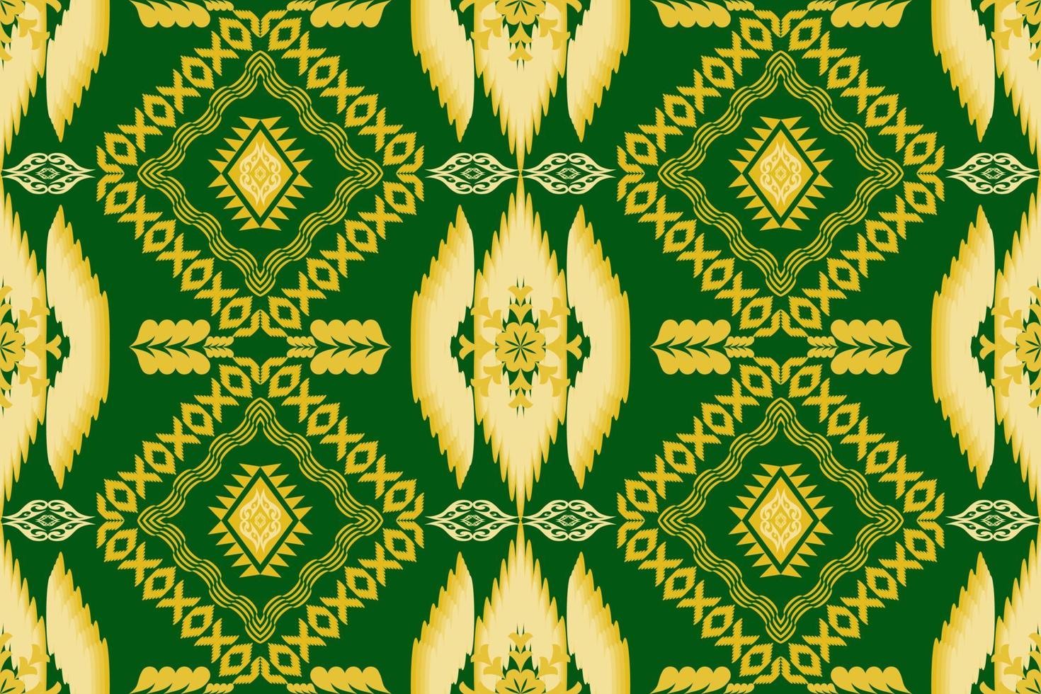 patrón de arte tradicional oriental étnico geométrico. estilo de bordado tribal de figura. diseño para antecedentes étnicos, papel tapiz, ropa, envoltura, tela, elemento, sarong, ilustración vectorial vector