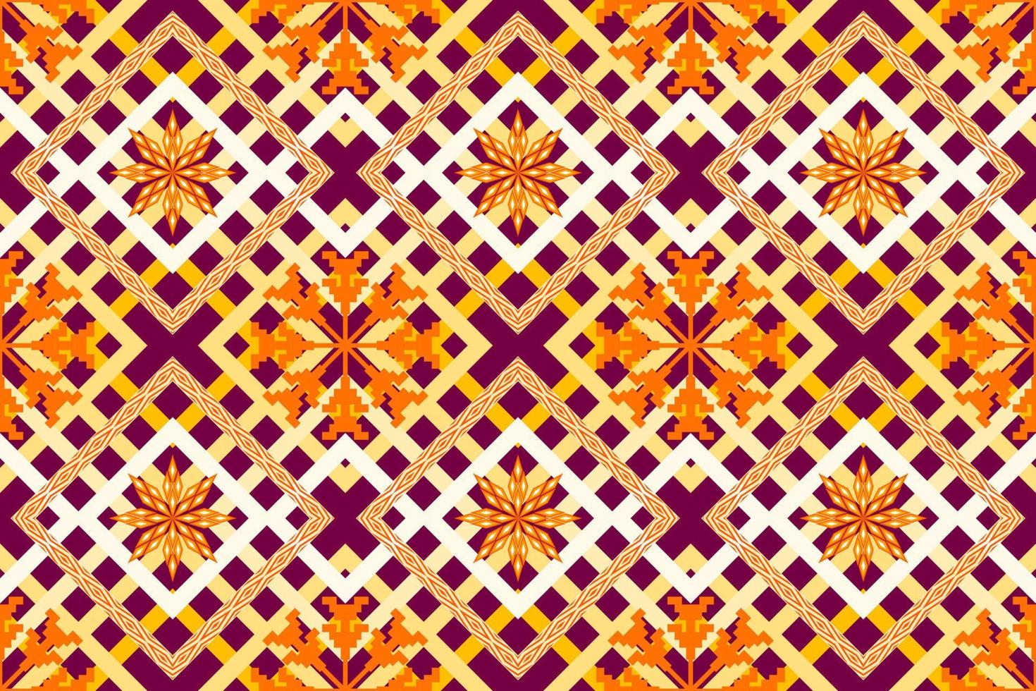 Geometric ethnic oriental traditional art pattern.Figure tribal embroidery style.Design for ethnic background,wallpaper,clothing,wrapping,fabric,element,sarong,vector illustration vector