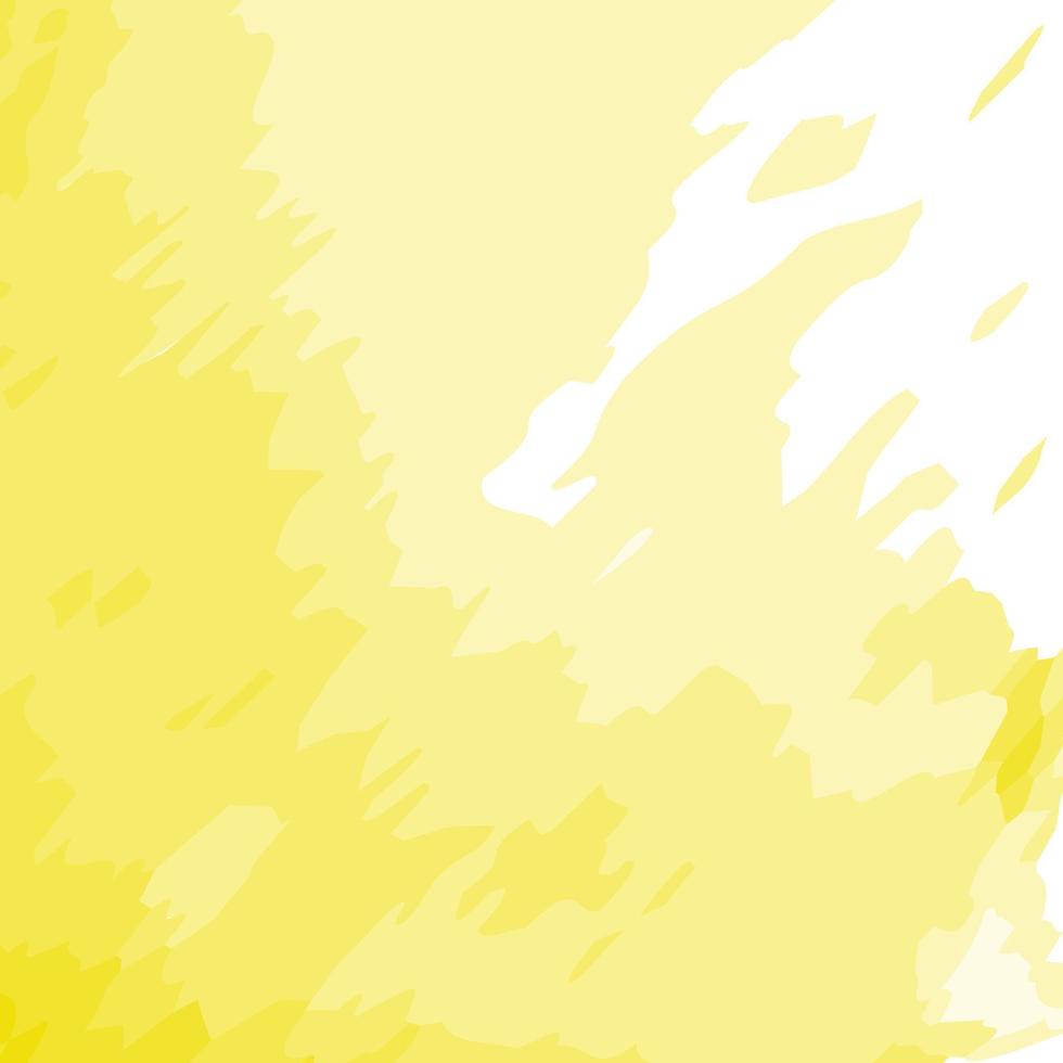 Abstract Background texture of brush stroke in trendy summer yellow sand shades in watercolor manner vector