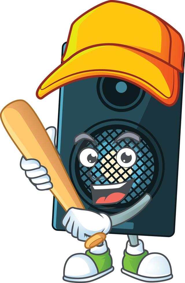 Cartoon character of sound system vector