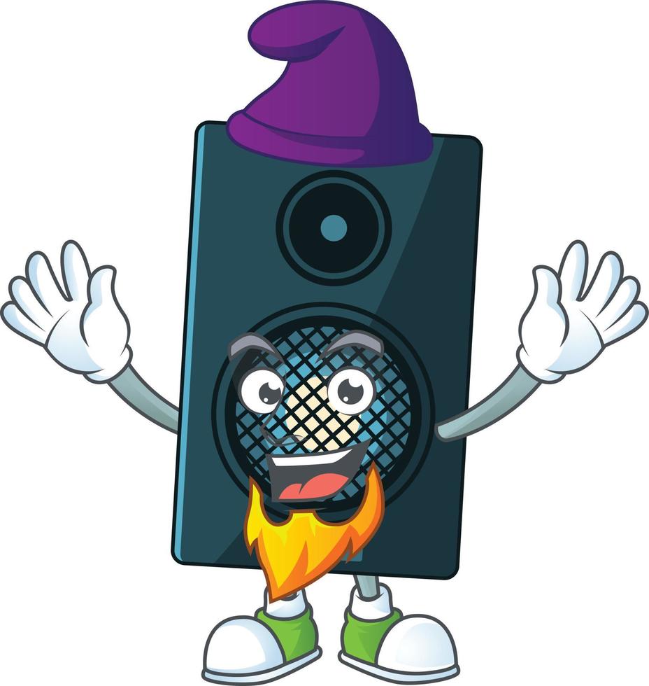 Cartoon character of sound system vector