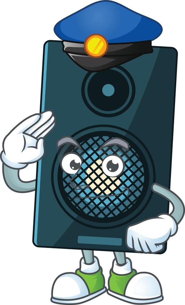 Cartoon character of sound system vector