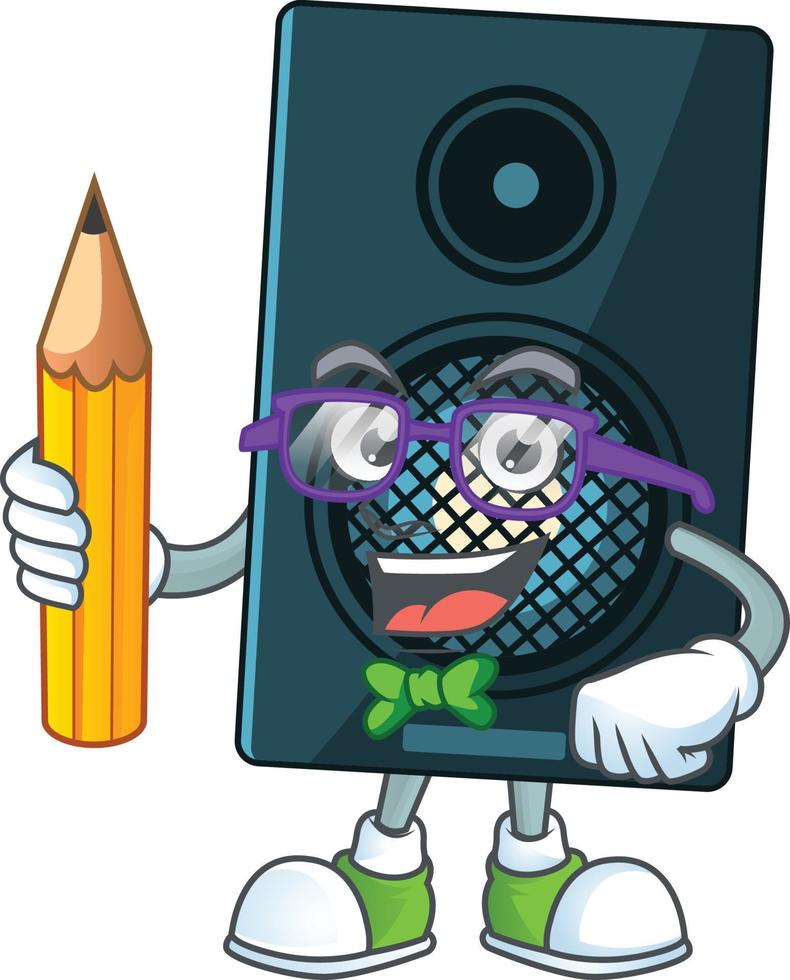 dibujos animados personaje de sonido sistema vector