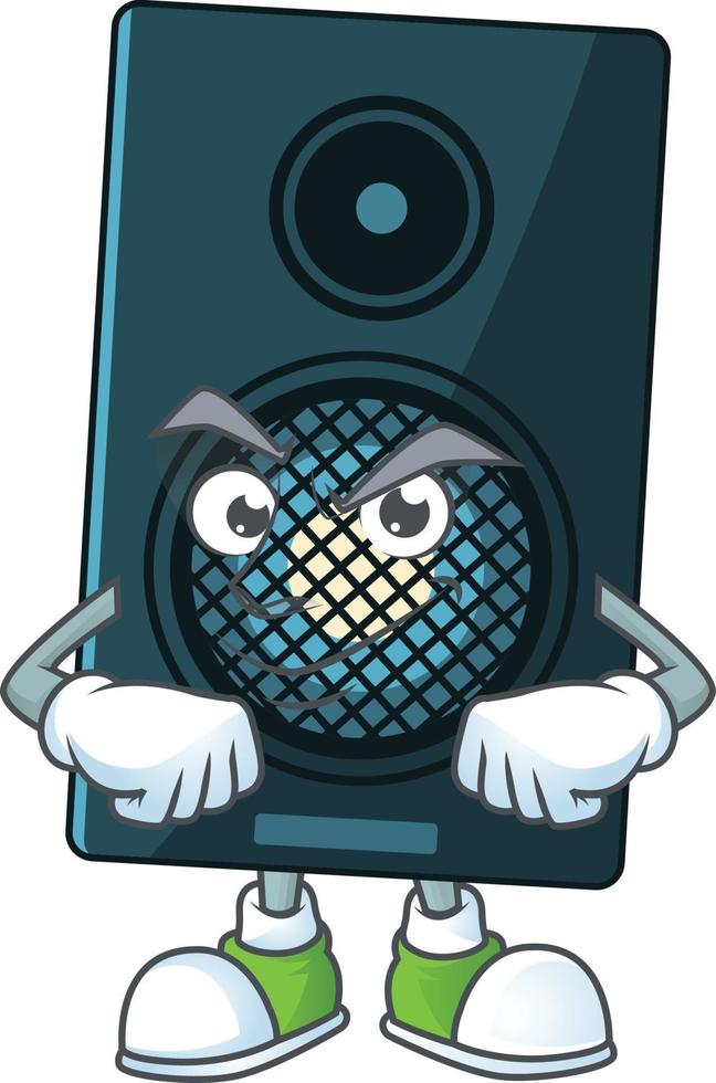 Cartoon character of sound system vector