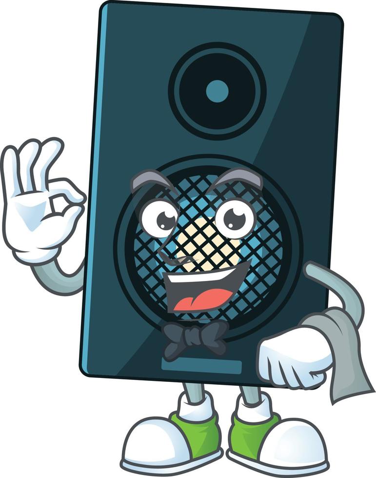 Cartoon character of sound system vector