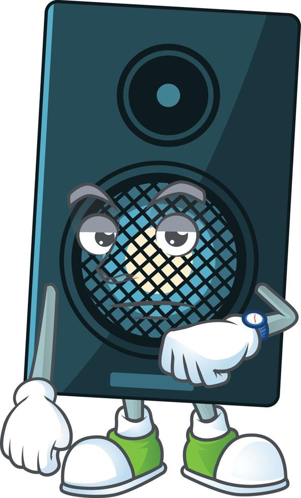 Cartoon character of sound system vector