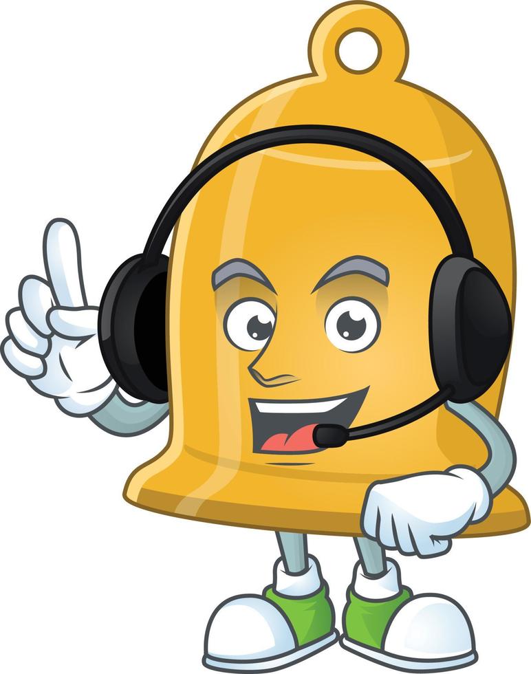 Cartoon character of bell vector