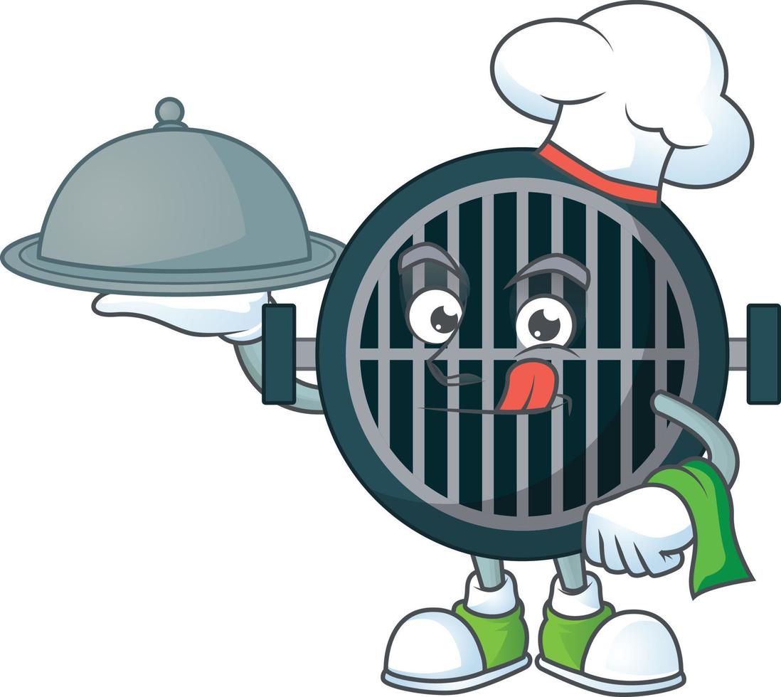 Cartoon character of grill vector