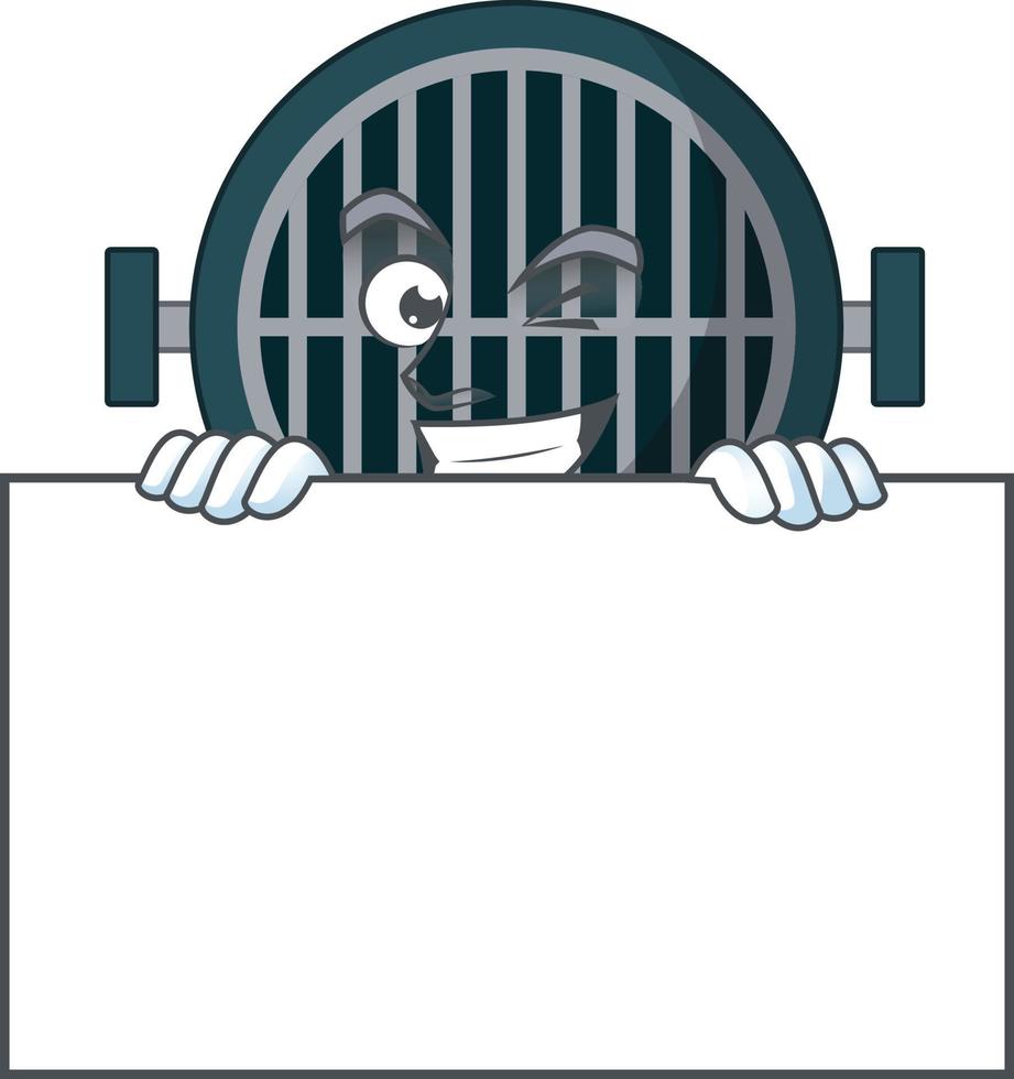 Cartoon character of grill vector
