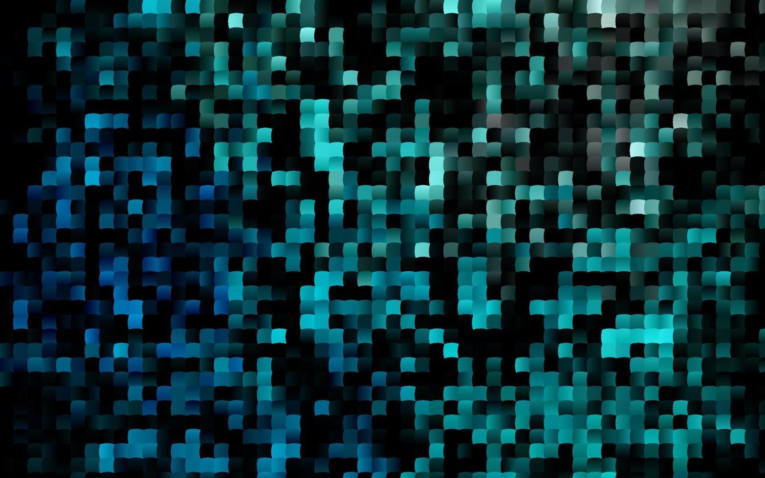 Dark BLUE vector template with crystals, rectangles.