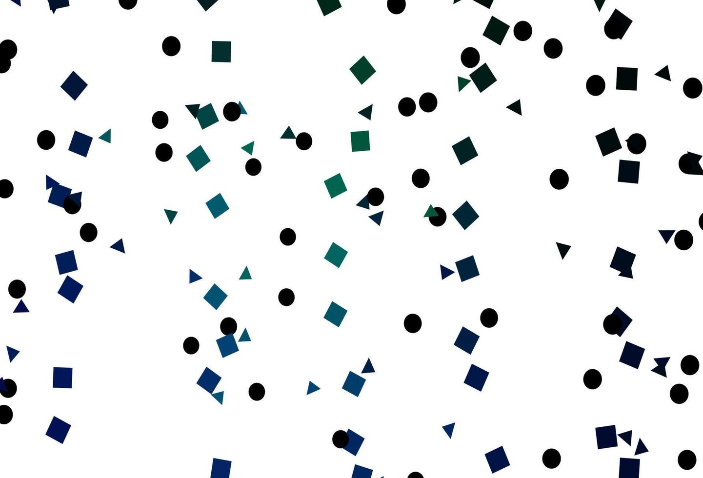 Light Blue, Green vector cover in polygonal style with circles.