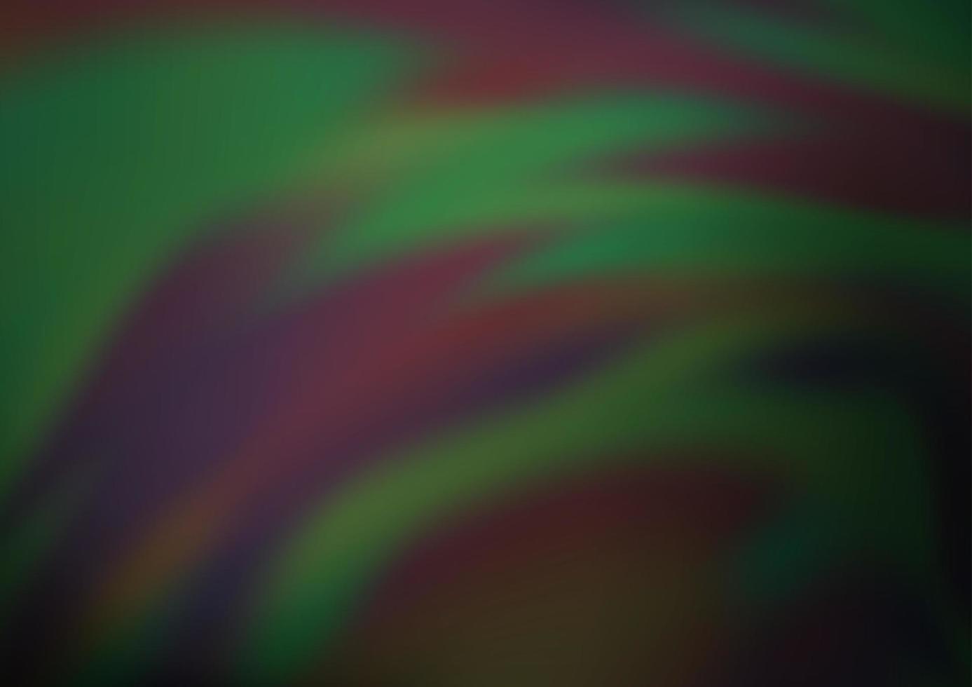 Dark Green vector blurred bright background.