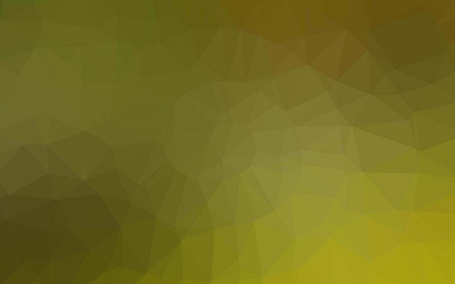 Light Green, Yellow vector low poly layout.