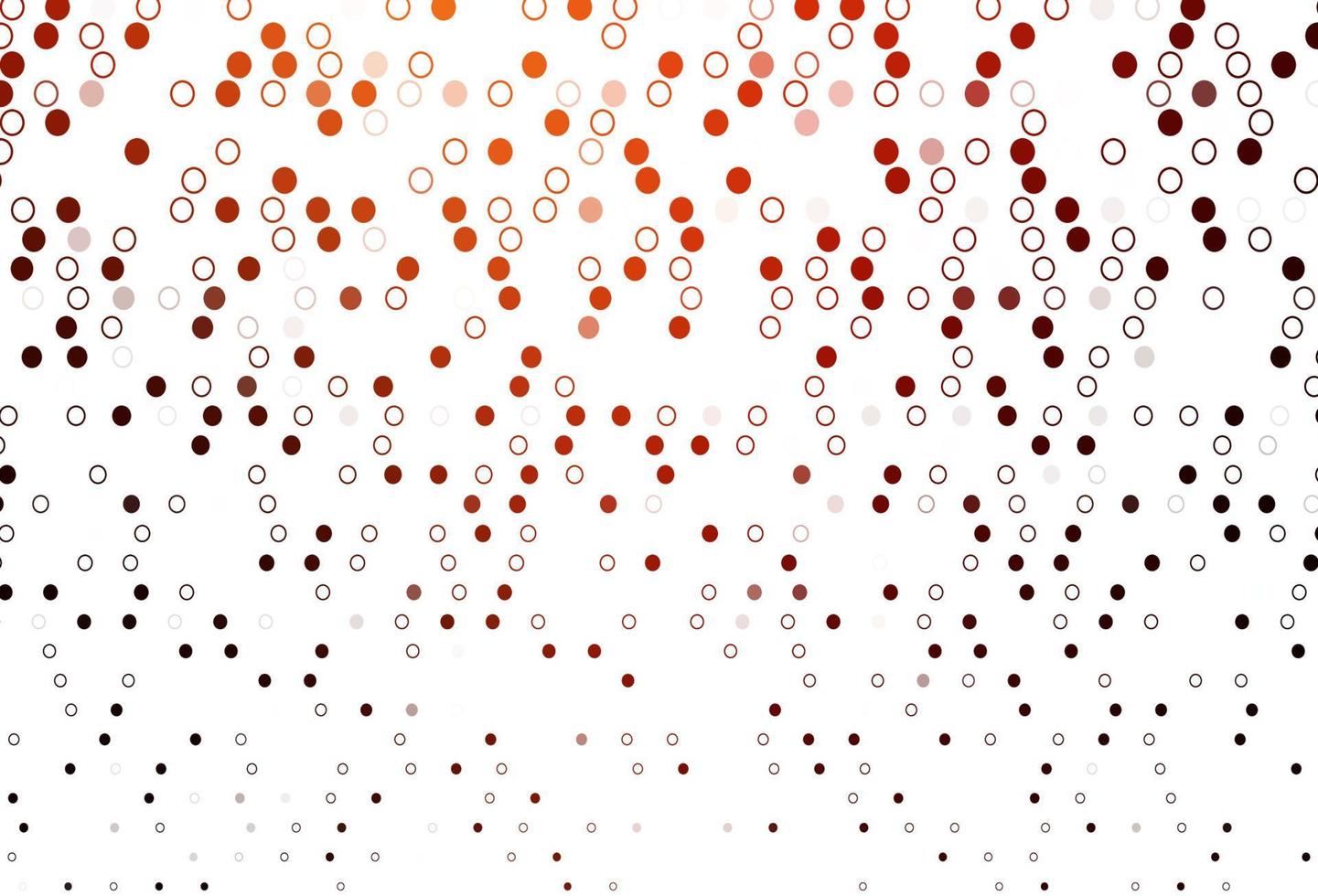 Light Red, Yellow vector backdrop with dots.