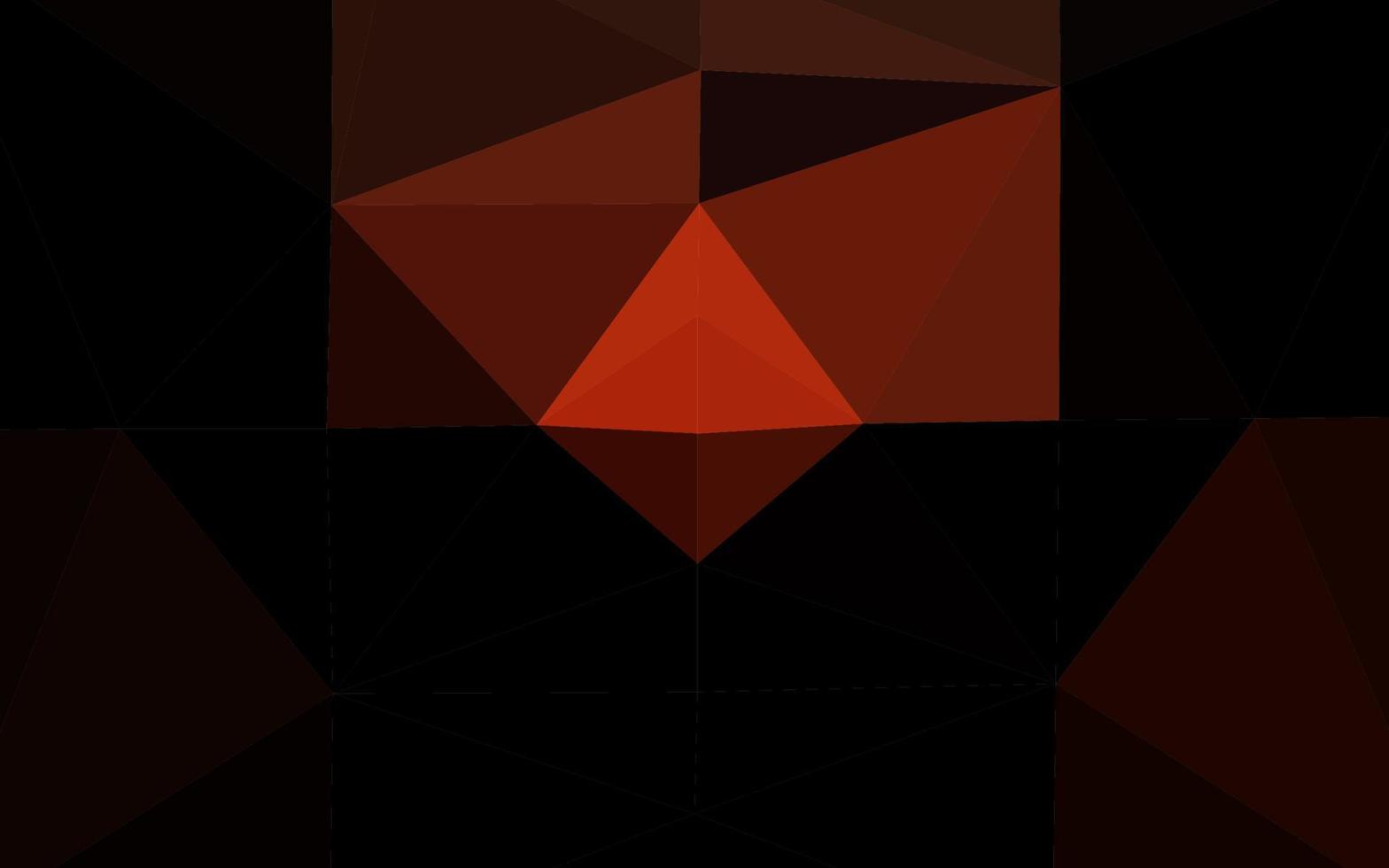 Dark Red vector abstract mosaic pattern.