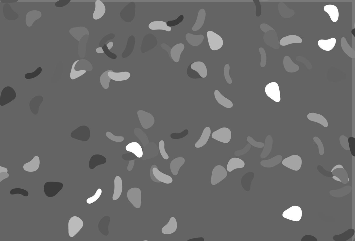 Light Silver, Gray vector pattern with chaotic shapes.