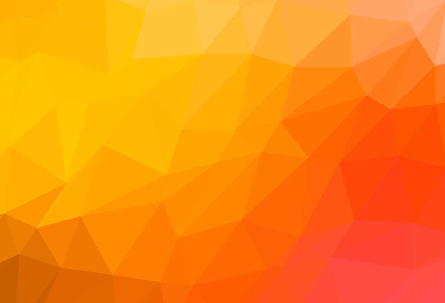 Light Yellow, Orange vector triangle mosaic template. 21550081 Vector ...
