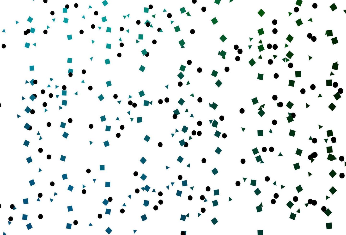 Light Blue, Green vector layout with circles, lines, rectangles.