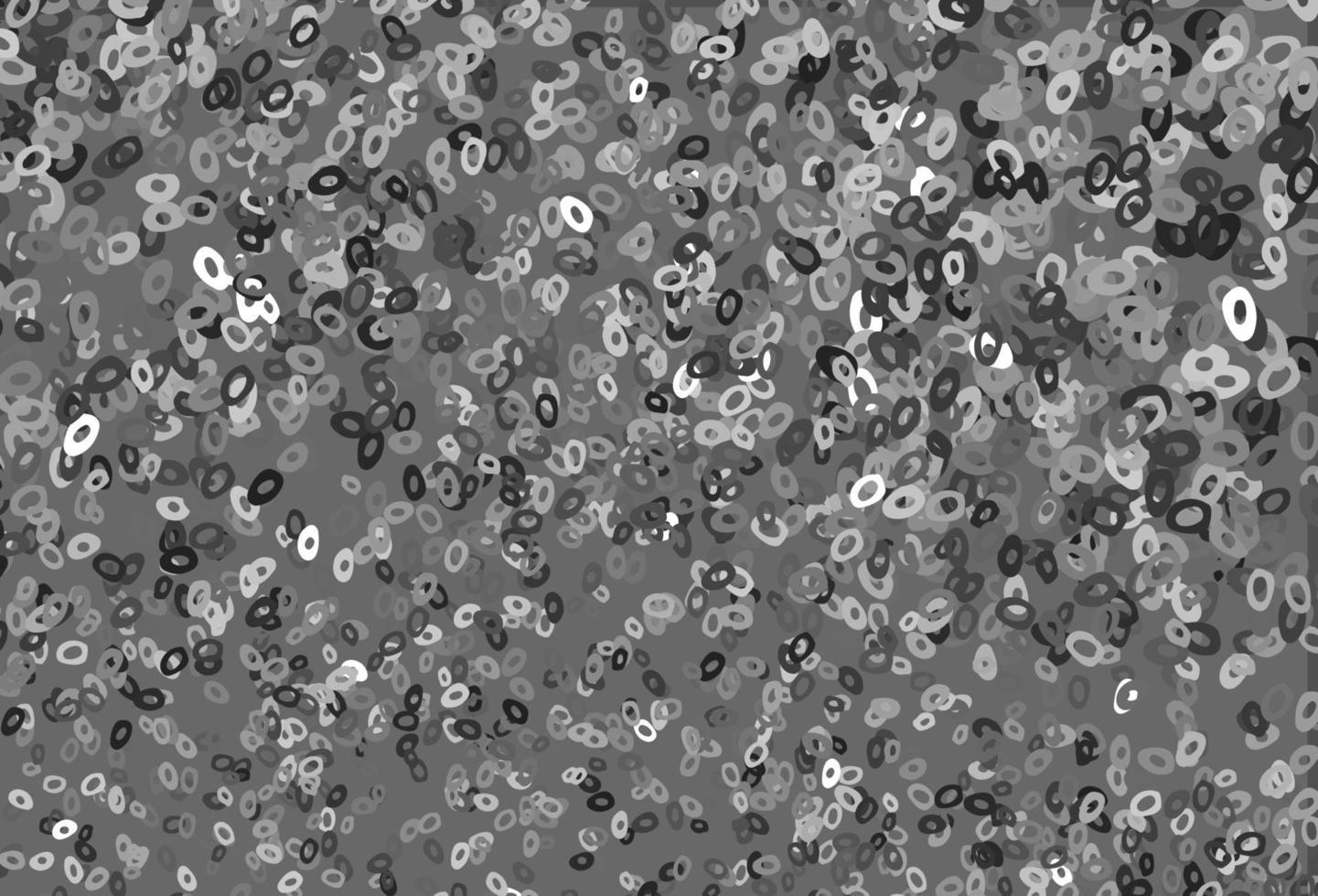 Dark Silver, Gray vector texture with disks.