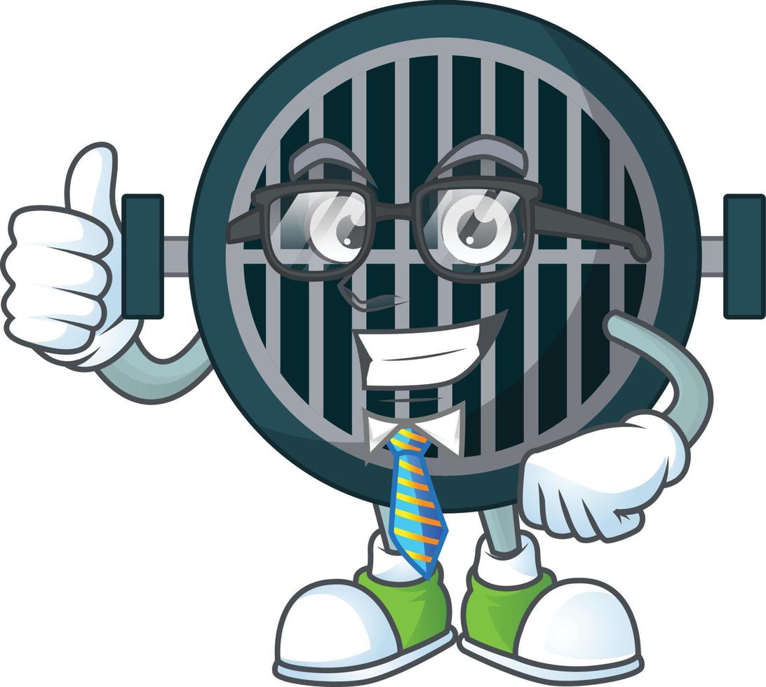 Cartoon character of grill vector