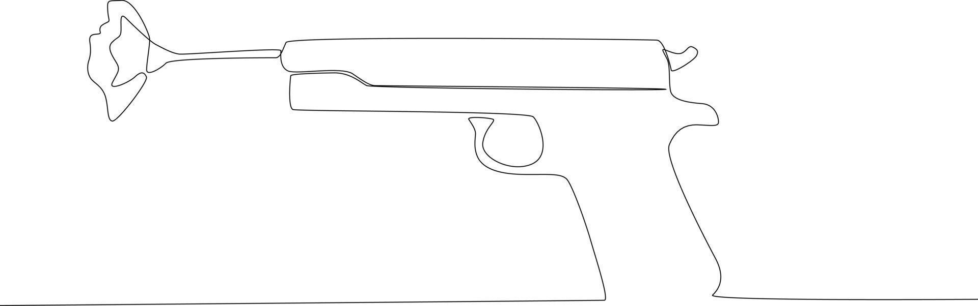 un pistola ese debería no ser usado libremente. vector