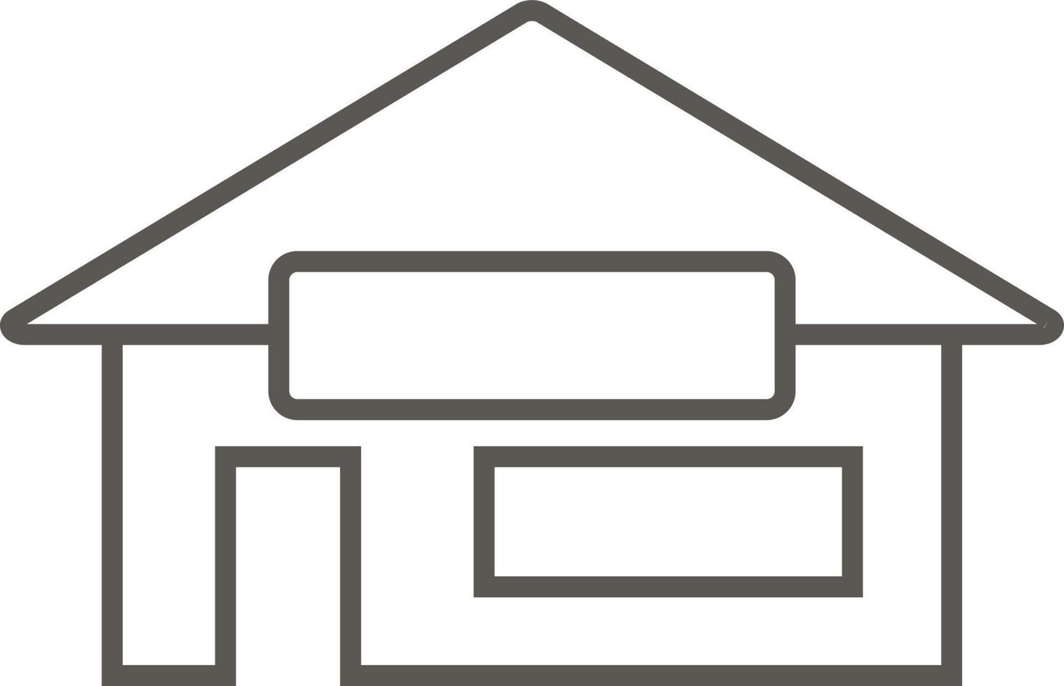 House silhouette vector icon. Simple element illustration from map and navigation concept. House silhouette vector icon. Real estate concept vector illustration.