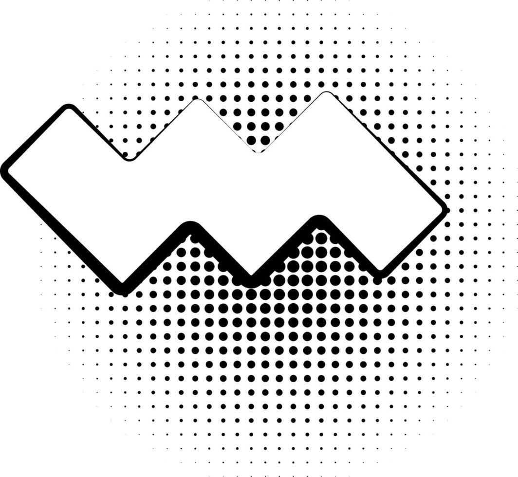 Comic speech bubble for text. Vector illustration. Bubble for text