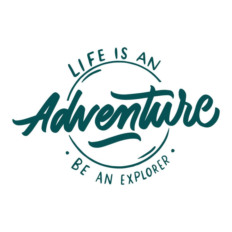 Vector illustration of motivational and inspirational words typography. Used for t shirt design, sticker, card, etc