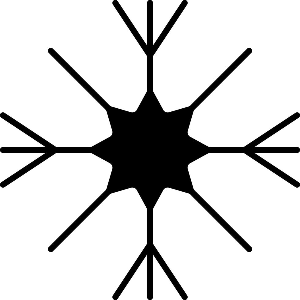 Snow, icon. Element of simple icon for websites, web design, mobile app, infographics. Thick line icon for website design and development, app development on white background vector