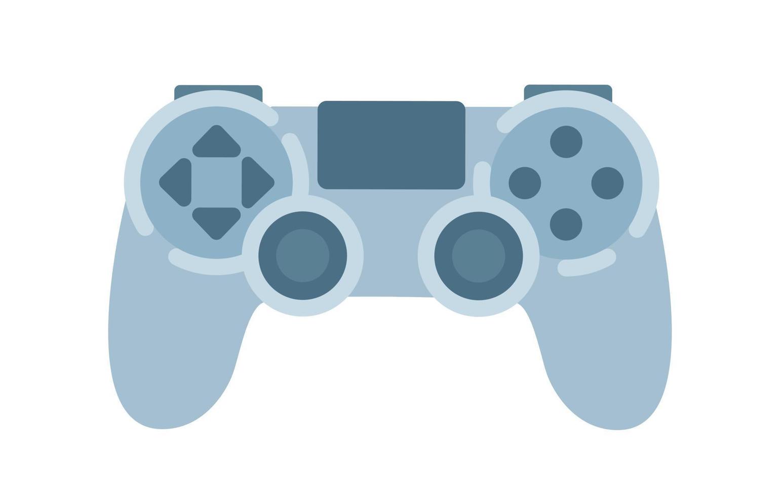 Gamepad semi flat color vector object. Playing with device. Game
