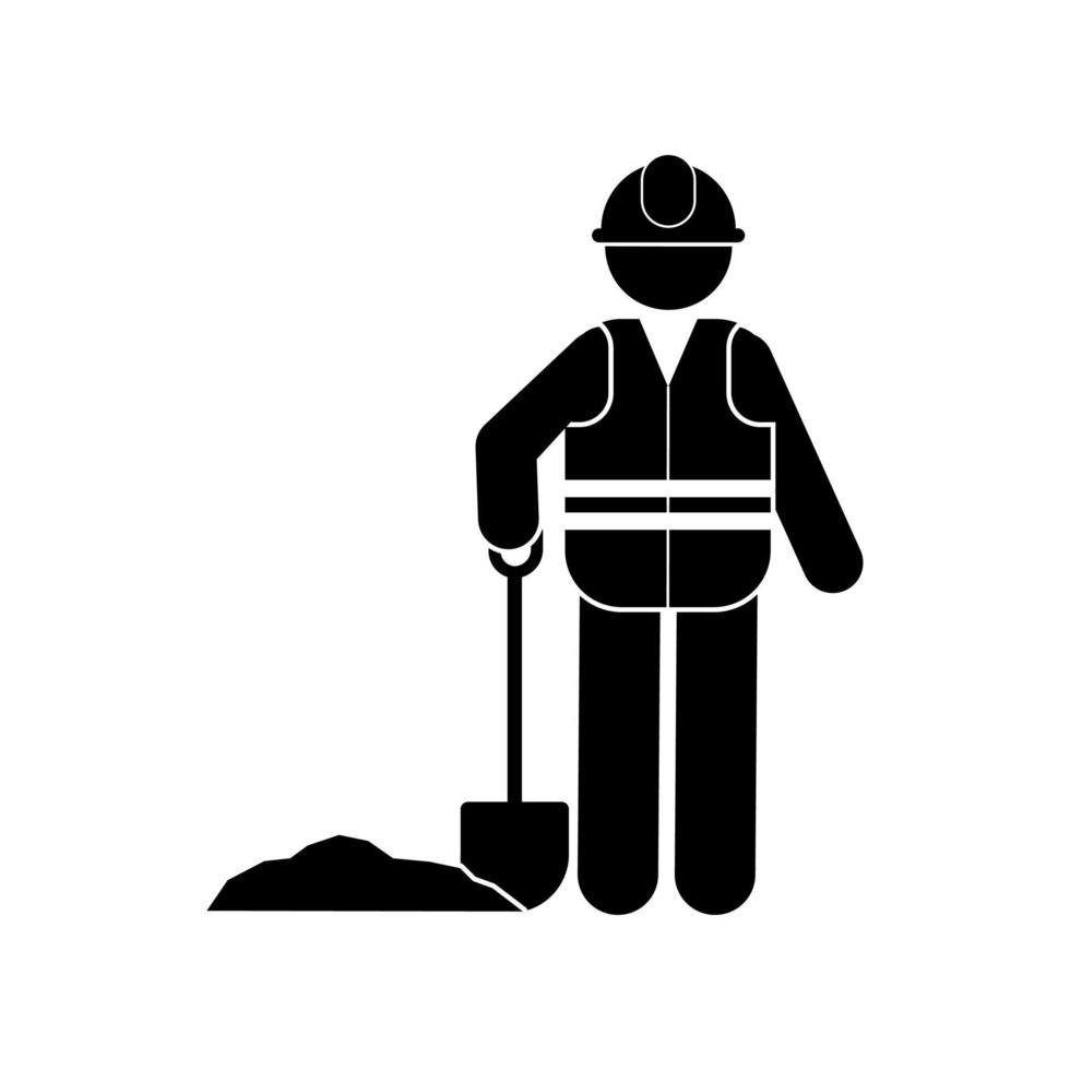 demolition. destruction. demolishing. demolishment.construction worker vector